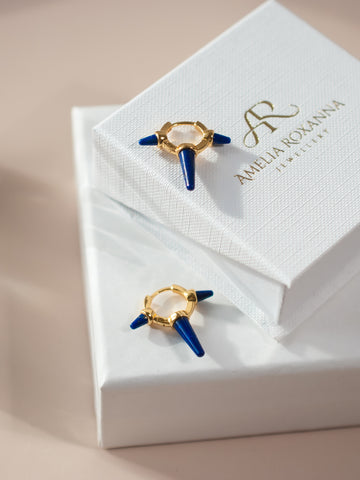 Lapis Cone Hoops