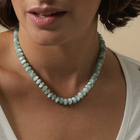 Mint moonstone Serentiy necklace