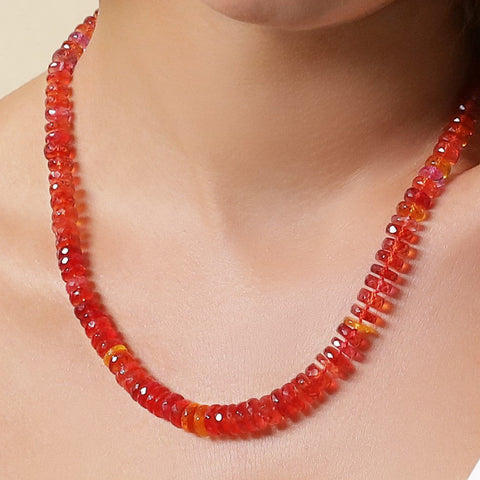 Padparadscha Sapphire Necklace