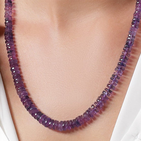 Rare Purple Sapphire Necklace